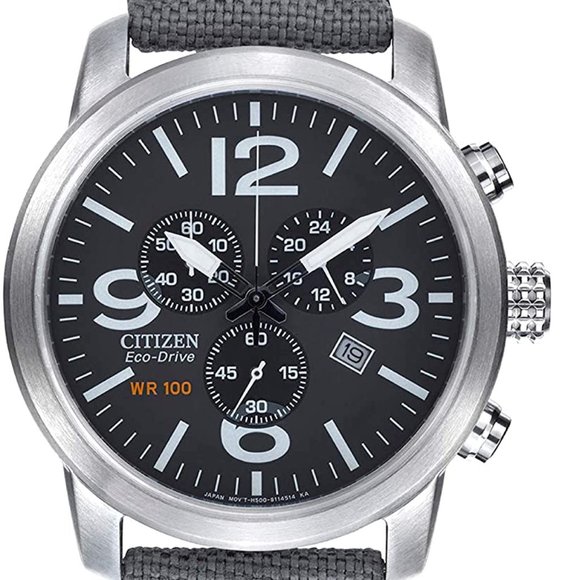 Citizen Men's Comfortable Nylon Strap Watch